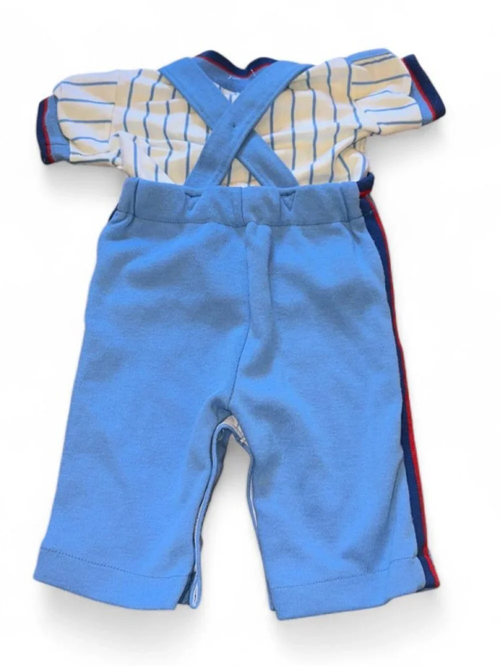Vintage Baseball Blue baby romper outfit/costume